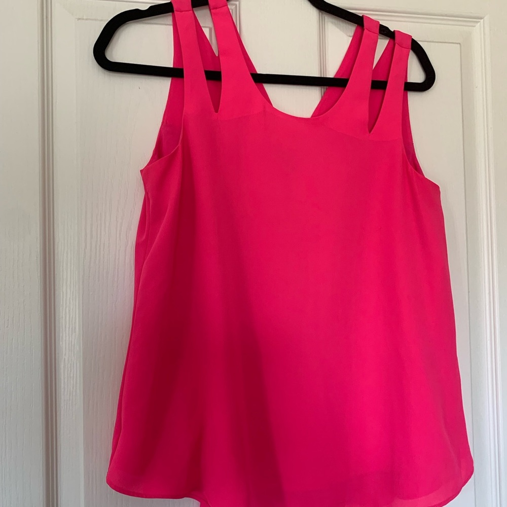 Hot pink blouse